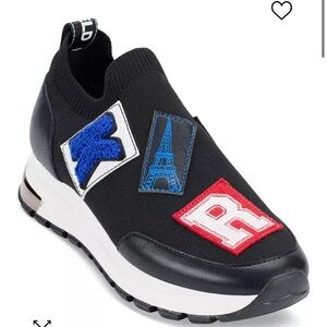 KARL LAGERFELD PARIS Meadow Graphic Slip-On Sneakers NWOT